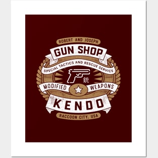 Kendo Gun Shop Emblem Posters and Art